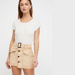 Free people Hangin on tight skirt